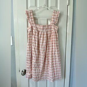 Storia Pink Gingham Dress